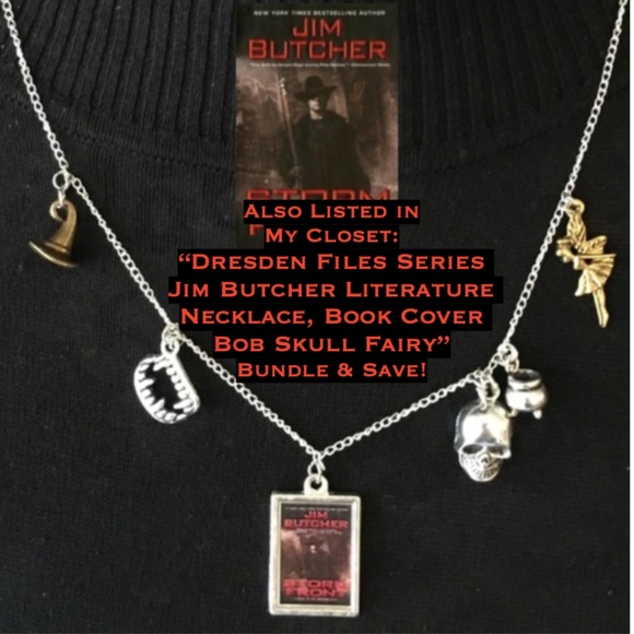 Good Omens Neil Gaiman Terry Pratchett Handmade Literature Necklace, Book Cover - Picture 16 of 16